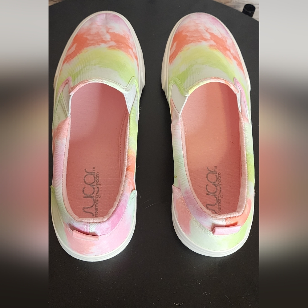 Sugar Tie Dye Sneakers NWOT size 8.5 - Picture 5 of 6